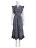 Rails Floral Blue Sofie Dress in Midnight Size S - photo 1