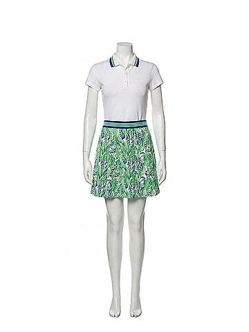 Lilly Pulitzer Viento Mini Dress in Putting Green Lilly Of The Valley (view 1)