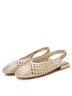 XTI Gold Women's Slingback Flats Size 6 - photo 4