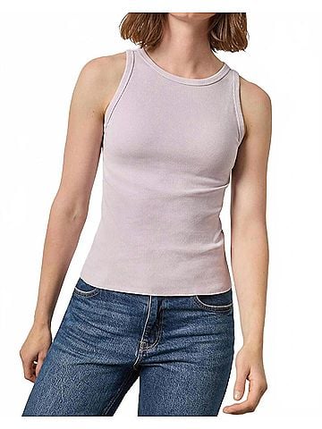Lilla P Sunwashed Rib Tank in Freesia (view 2)