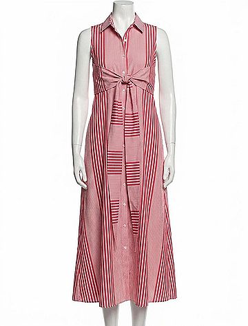 Vilagallo Margas Dress in Red (view 1)