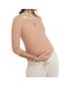 Hatch Solid Brown Pia Maternity Top in Clay Size S - photo 2