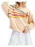 Easel Brown Rising Star Patch Terry Knit Pullover in Khaki Size S - photo 2