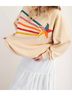 Easel Brown Rising Star Patch Terry Knit Pullover in Khaki Size S - photo 5