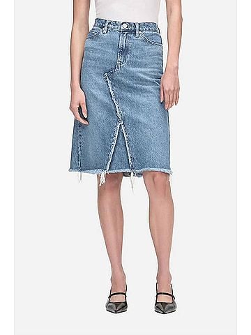 FRAME Women's Deconstructed Skirt in Mabel (view 2)
