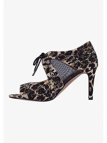 J. Renee Women's Kiandra Shootie Pumps in Brown/Black Animal Print (view 2)