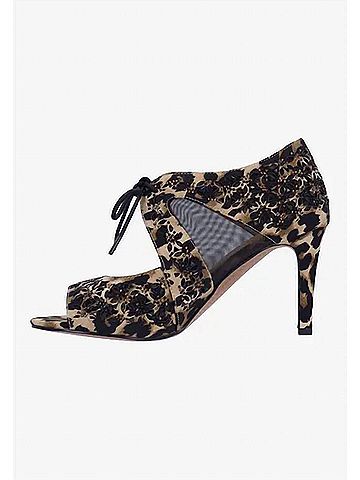 J. Renee Women's Kiandra Shootie Pumps in Brown/Black Animal Print (view 2)