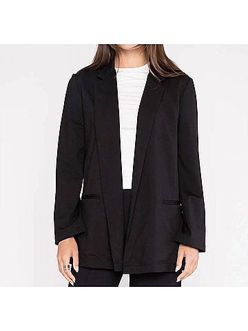 Ripley Rader Ponte Knit Oversized Blazer in Black (view 2)