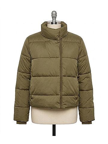 Lilla P Knit Cuff Jacket in Evergreen (view 1)