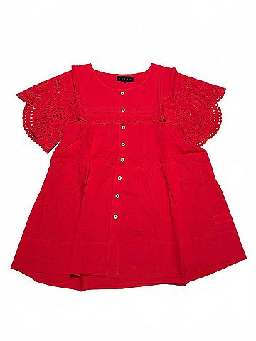 Hatch Women'S The Pilar Top in Candy Red (view 2)
