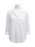 Rails Solid White Wren Button Front Shirt in White Size XL - photo 1