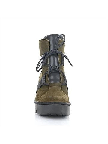 FLY London Women's Blom460 Boots in Sludge/Black (view 2)