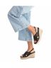 XTI Black Women's Wedge Sandals Size 8 - photo 5