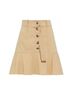 A.L.C. Brown Miley Fluted Mini Skirt Size 8 - photo 1