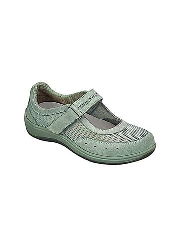 Orthofeet Women's Chattanooga Mary Jane Orthopedic Shoes in Gray (view 1)