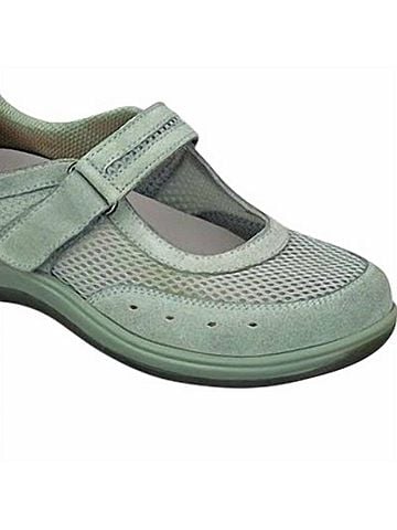 Orthofeet Women's Chattanooga Mary Jane Orthopedic Shoes in Gray (view 2)