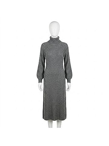 Rails Carrie Midi Dress in Charcoal Heather (view 1)