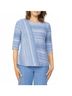 Habitat Blue Mixed Elbow Boatneck Pullover in Twilight Size XS - photo 2