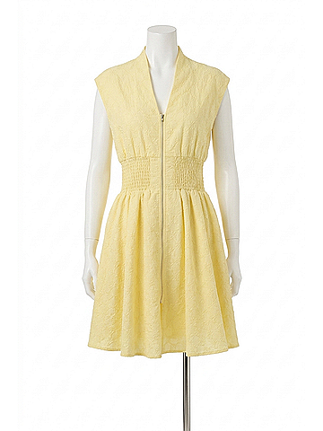 Entro Cali Mini Dress in Yellow (view 1)