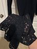 Zara Floral Black Blue Cocktail Dress Size M - photo 8