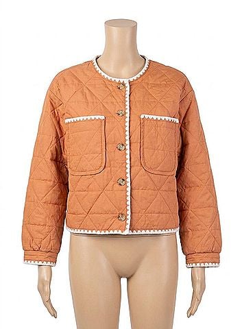 ee:some Terracotta Tower Jacket in Orange (view 1)