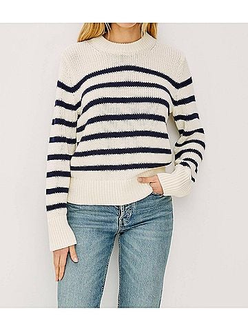 Rails Alise Long Sleeve Sweater in Striped (view 2)