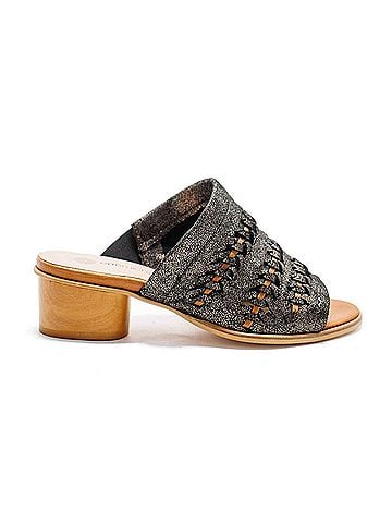 Eric Michael Women's Lisbon Woven Braided Sandal in Black (view 1)