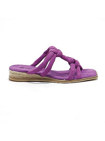 Eric Michael Women's Hope Suede Sandals in Lilac (view 1)