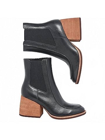 Kork-Ease Women's Cantley Block Heel Bootie in Black (view 2)