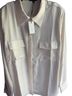 JLUXLABEL Ivory Button-Down Shirt Size XXL - photo 1