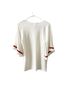 Anthropologie White Short Sleeve Blouse Size M - photo 2