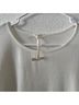 Anthropologie White Short Sleeve Blouse Size M - photo 3