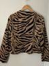 Chico's Design 100% Polyester Animal Print Tan Black Jacket Size S - photo 6
