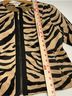 Chico's Design 100% Polyester Animal Print Tan Black Jacket Size S - photo 7