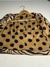 Chico's Design 100% Polyester Animal Print Tan Black Jacket Size S - photo 9