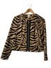 Chico's Design 100% Polyester Animal Print Tan Black Jacket Size S - photo 1