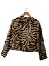 Chico's Design 100% Polyester Animal Print Tan Black Jacket Size S - photo 2