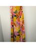 Hutch 100% Polyester Tropical Pink Yellow Casual Dress Size XS - photo 8