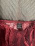 Shein Animal Print Red Short Sleeve Blouse Size XS - photo 3