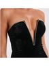 Meshki Black Cocktail Dress Size M - photo 5