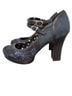 Ruby Shoo Floral Blue Heels Size 9 - photo 2