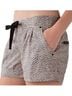 Lululemon Athletica Damask Tan Black Athletic Shorts Size 8 - photo 1