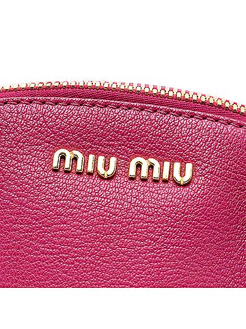 Miu Miu Goatskin Madras Bowling Bag (view 2)