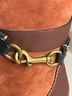 Coach Brown Orange Ankle Boots Size 6 1/2 - photo 4