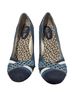 Ruby Shoo Blue Heels Size 9 - photo 1