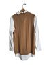 STAUD Brown White Casual Dress Size M - photo 2