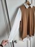 STAUD Brown White Casual Dress Size M - photo 5