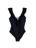 Soma Solid Black One Piece Swimsuit Size 16 - photo 3