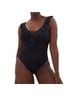 Soma Solid Black One Piece Swimsuit Size 16 - photo 1