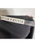 Alice + Olivia 100% Polyester 100% Polyurethane 6% Elastane Black Casual Dress Size 0X - photo 3